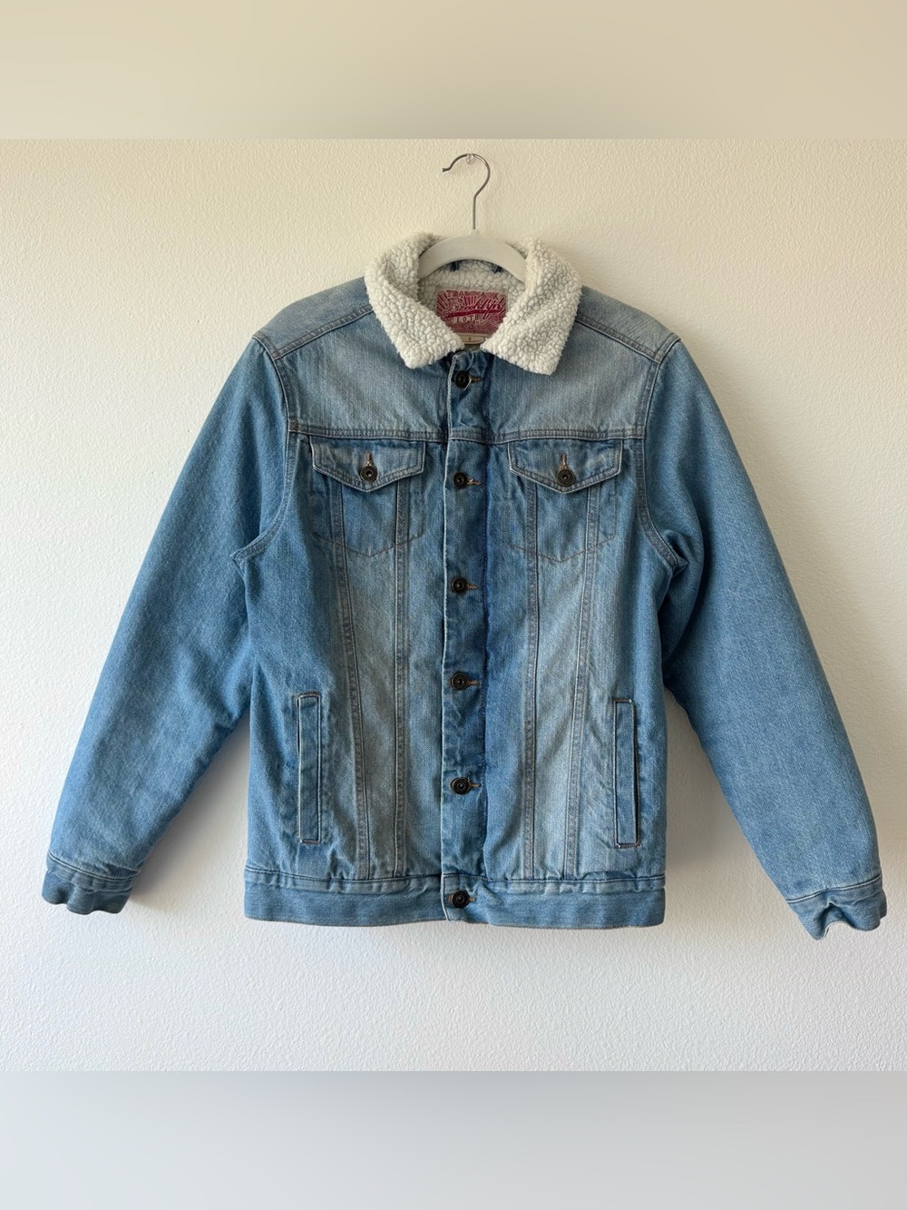 Brooklyn Cloth Jean Jacket Sherpa Lining